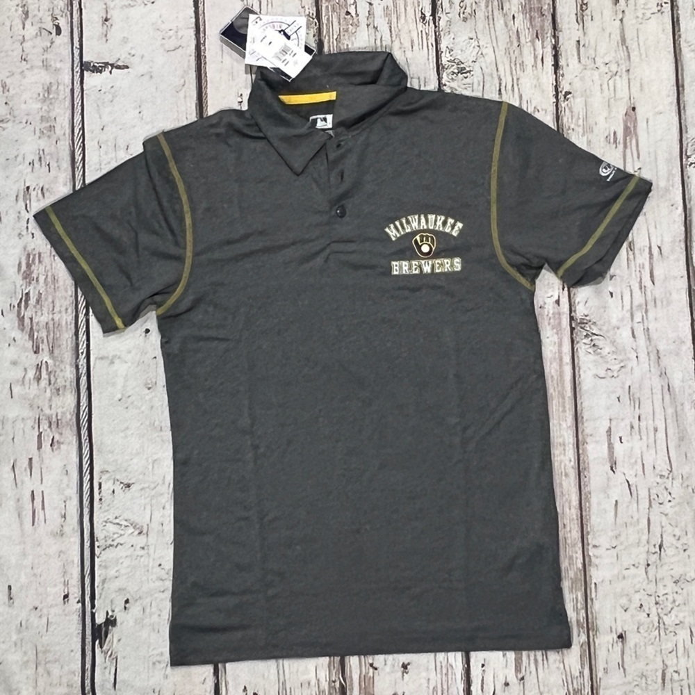 Milwaukee Brewers MLB Baseball Polo Golf Tennis Sports Shirt